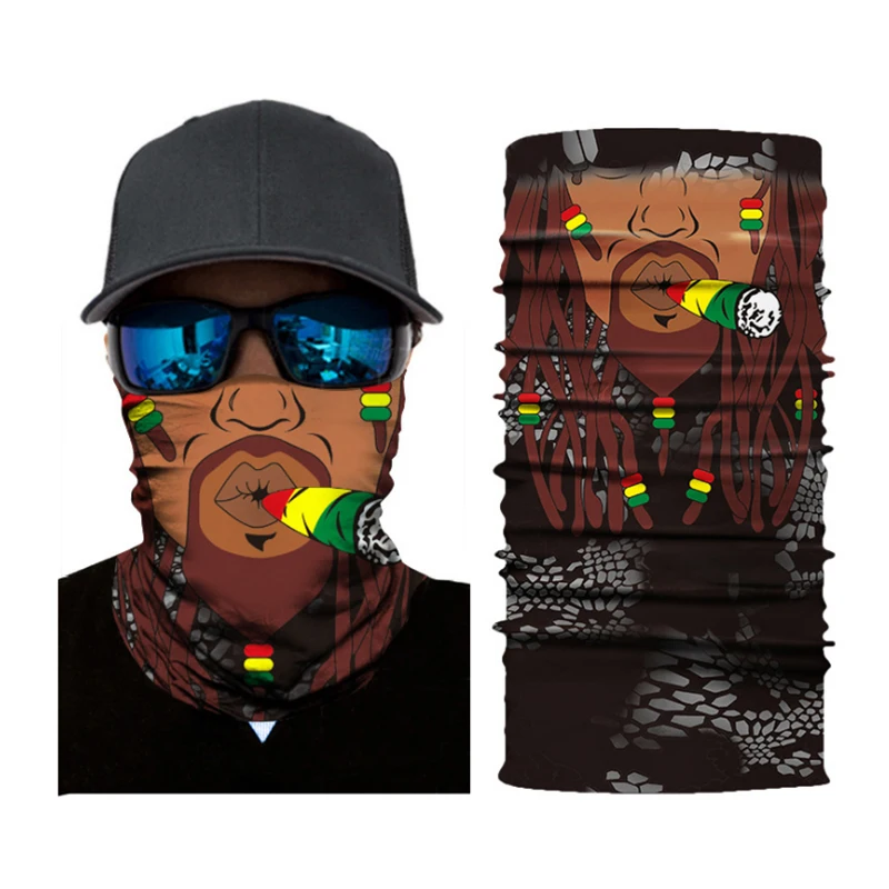 

Skull Joker Sport Magic Scarf Cycling Bandana Headwear Neck Gaiter Bandanas Windproof Fishing Seamless Tube Bandana Face Shield