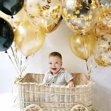 Детские конфетти для воздушного шара, Детские шары для крещения, Агатовые декоративные шары для дня рождения, свадьбы, свадьбы, дома