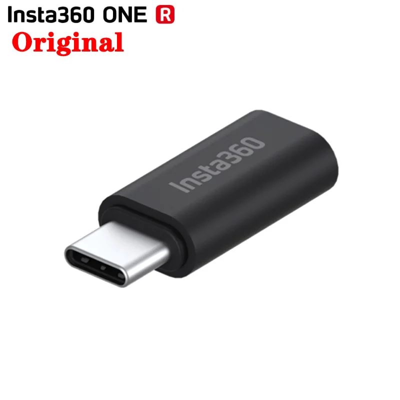 Оригинальный адаптер для микрофона Insta360 ONE R/аксессуар Insta 360 R|Чехлы экшн-камер| |