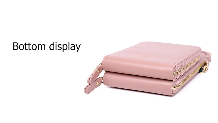Women Wallet Clutch Purse Ladies Mini PU Leather Shoulder Messenger Bag Muti Pocket All in one Crossbody Phone Bag Female Wallet (7)