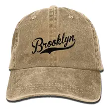 TSDFCBROOKLYN1 унисекс бейсбольная кепка хлопок деним Регулируемая Гольф Кепка s для мужчин и женщин