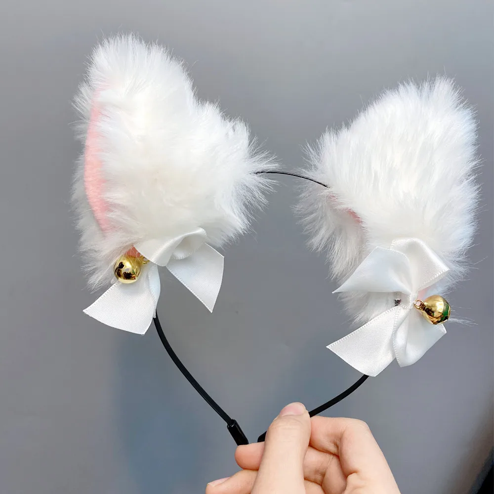 Cute Hair Accessories Lady Girl Fox Cat Ears Head Bands Lovely Charming Night Party Club Bar Hair Clip Masquerade Hairband