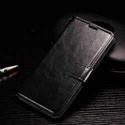 Premium Flip Leather Wallet Soft Cover - Elegant Design for Mi A1 (Mi 5X) (Black)