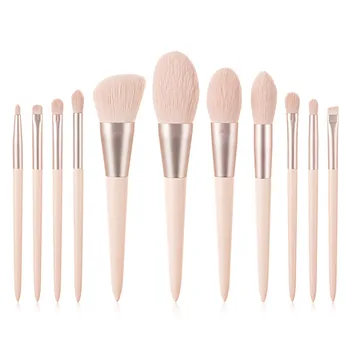

11Pcs Makeup Brushes Set For Foundation Blush Eyeshadow Concealer Powder Lip Make Up Cosmetics Brush Makeup Pen T11029