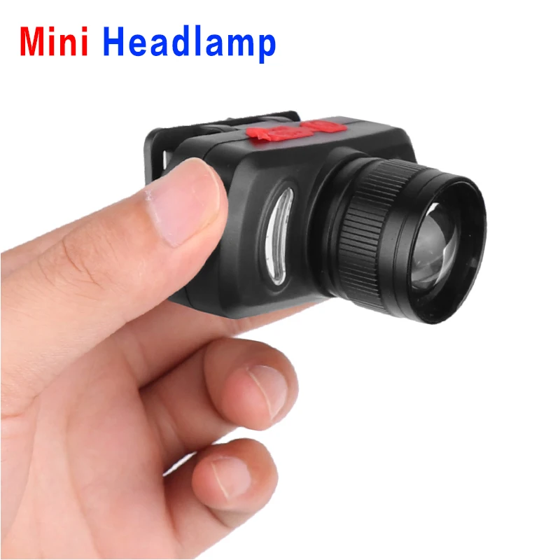 Red COB LED Headlight Torch USB Chargeable Headlamp Camping Light KS 15000LM T6 