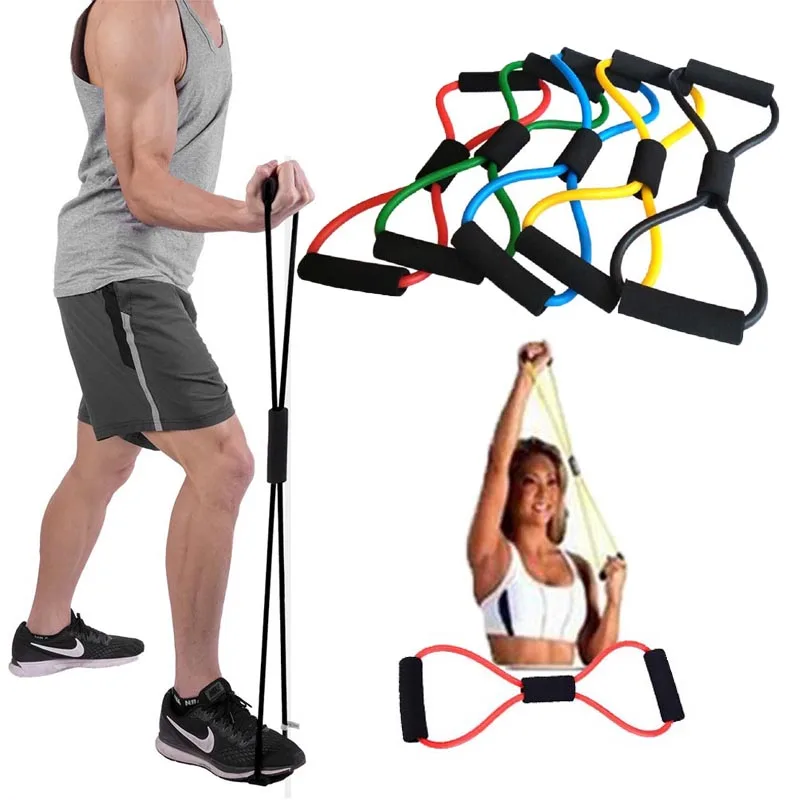 Fitness Rope Chest Back Expander Bands Exerciser Workout Strength Trainer  #OS 