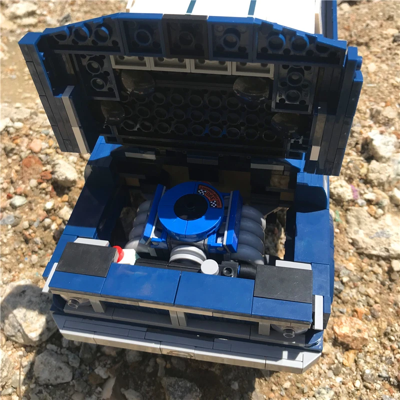 MOC 30410 Ford Mustang Pickup Truck Compatible with LEGO 10265