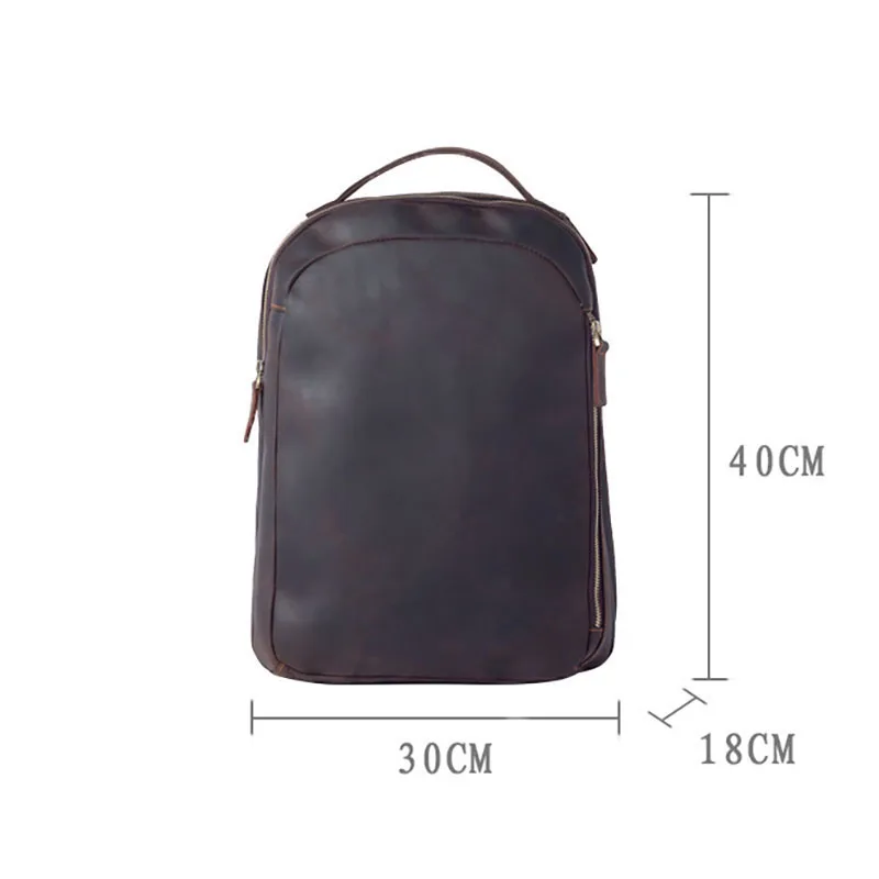 personalidade mochila masculina vintage