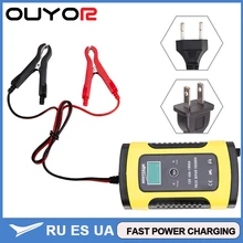 Car-Battery-Charger Motorcycle Smart-Fast Auto 110V Lead-Acid 220V Full-Automatic 12V