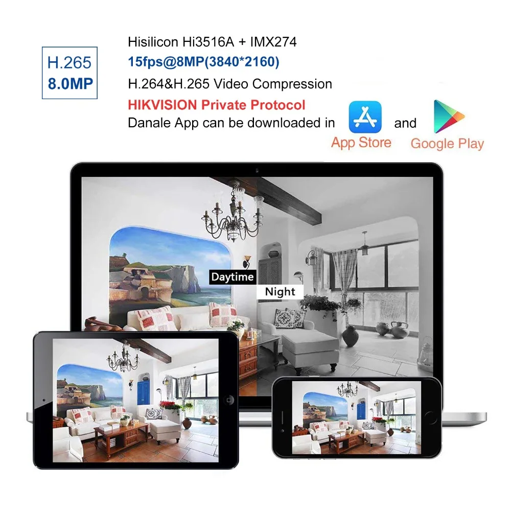 Совместимость Hikvision 8MP IP POE камера наружная/Внутренняя H.265 Пуля безопасности CCTV сетевая камера широкий угол 2,8 мм 30 м ИК ONVIF