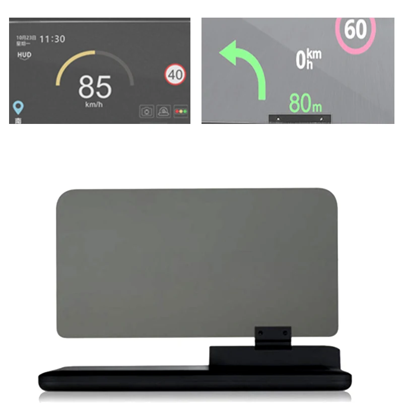 Универсальный смартфон проектор HUD Дисплей Держатель Автомобильный gps навигатор Автомобильный держатель Подставка держатель для телефона автомобильные аксессуары