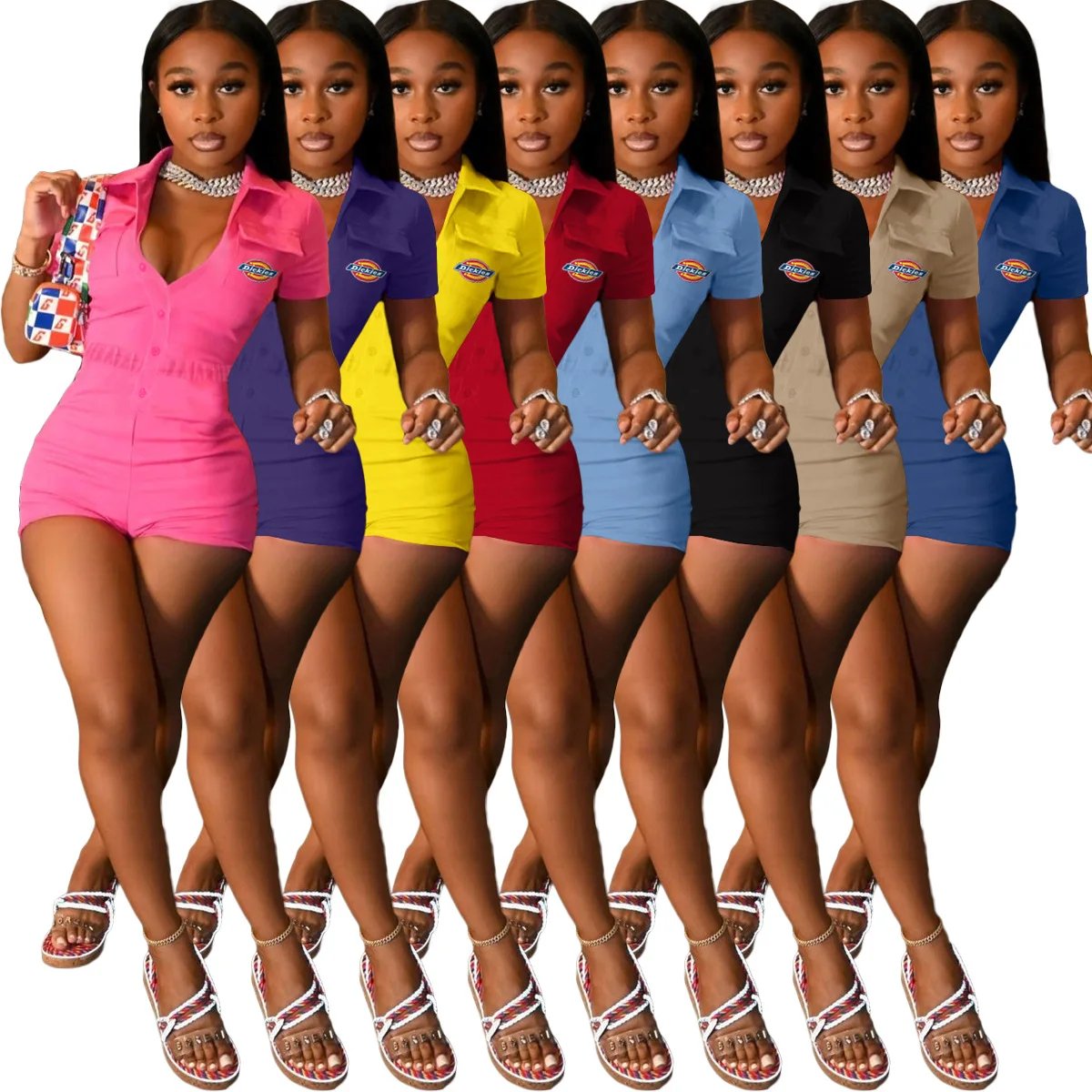 Ladies Shorts Jumpsuit 2021 Summer 