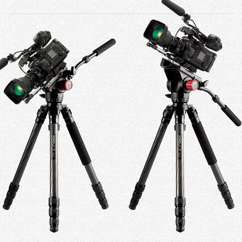 KINGJOY K2018/2218 carbon fiber tripod Light Weight for digital camera tripode Suitable for travel Top quality camera stand