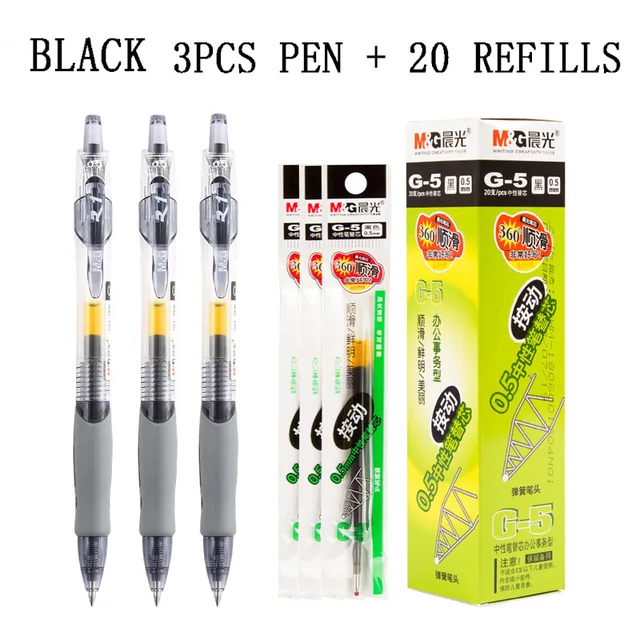 Joyko Rs Gel Pens Black BestGO】10pcs Gel Ink Ball Point Pen Japan
