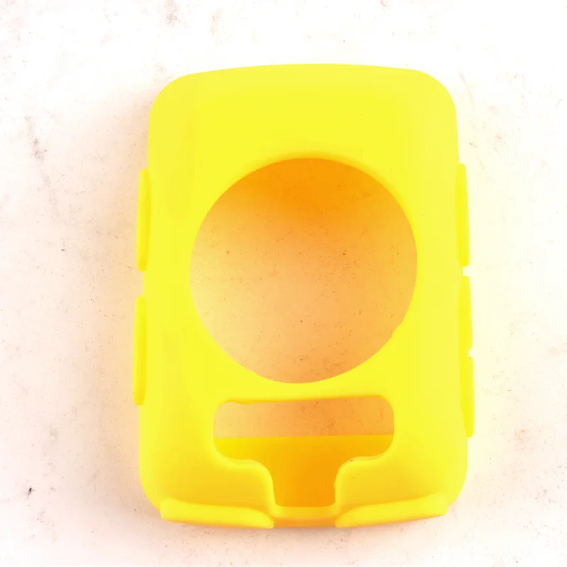Yellow Открытый Велоспорт компьютер силиконовый резиновый защитный чехол+ ЖК-экран пленка протектор для Garmin Edge 520 - Цвет: Yellow