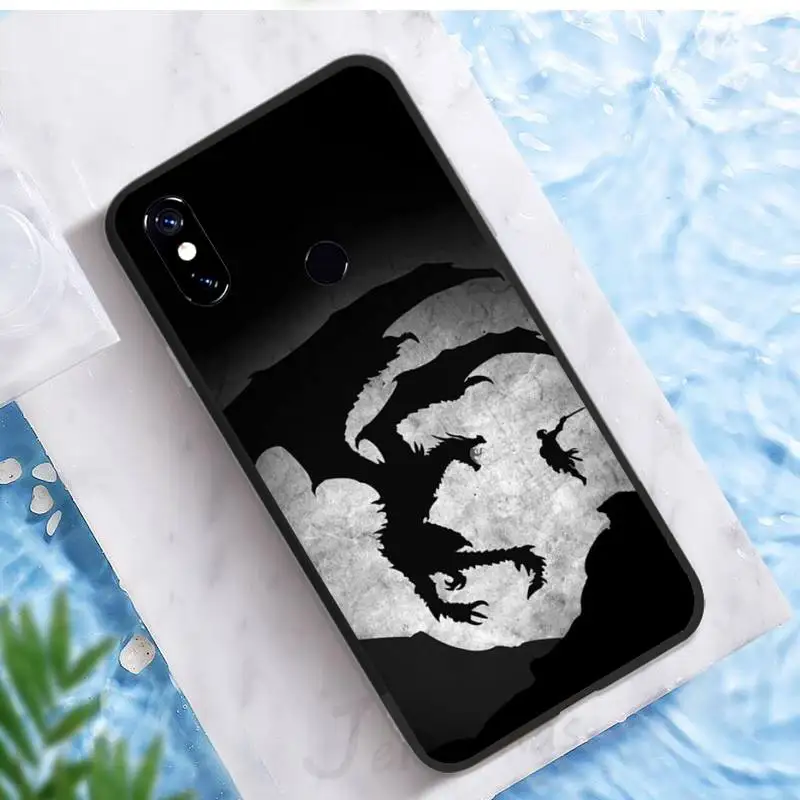 The Elder Scrolls V Skyrim Phone Case For Xiaomi Redmi 7 8 9t a3 9se k20 mi8 max3 lite 9 note 9s 10 pro xiaomi leather case charging