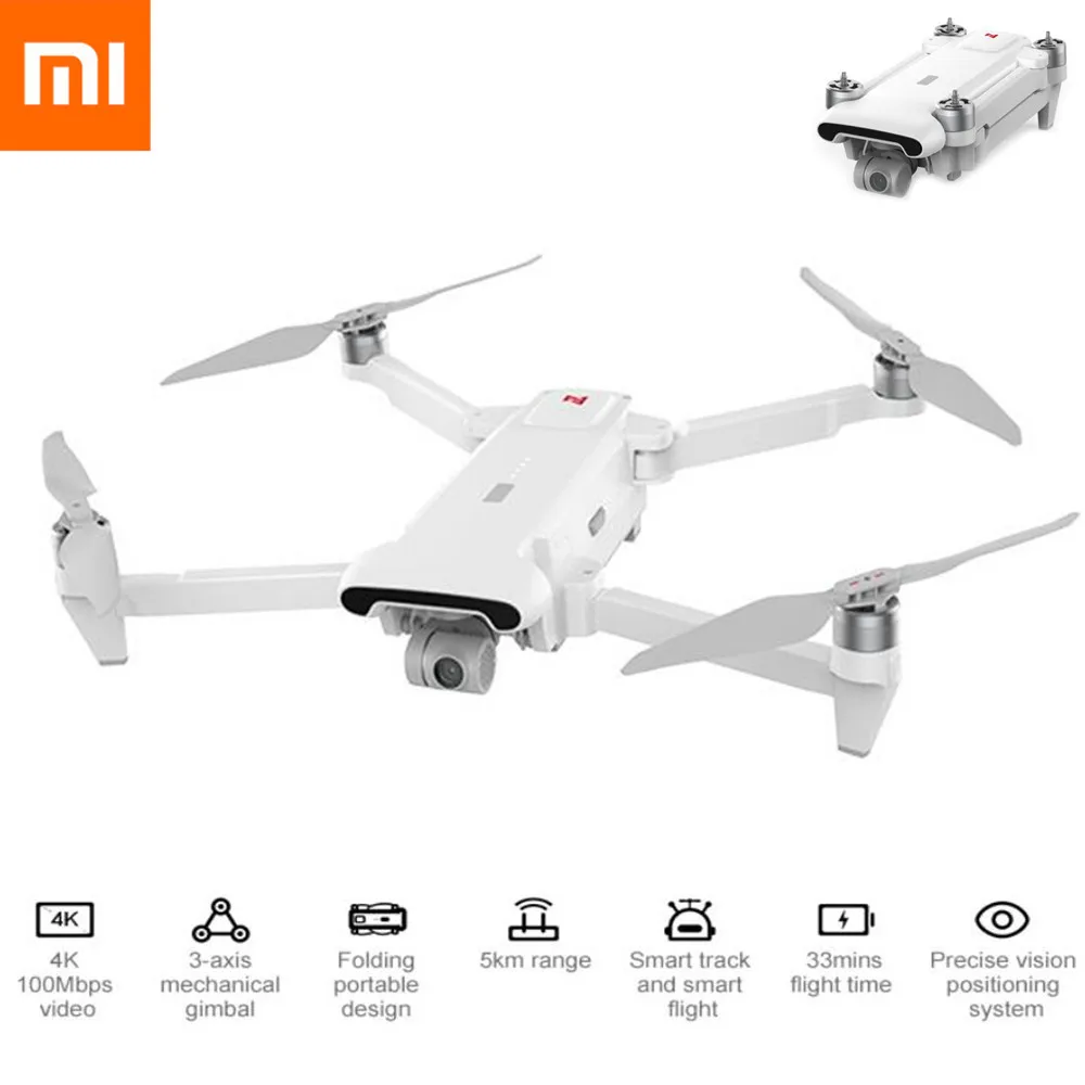 

Original New Brand Xiaomi FIMI X8 SE 5KM FPV With 3-Axis Gimbal 4K Camera GPS 33mins Flight Time RC Drone Quadcopter RTF