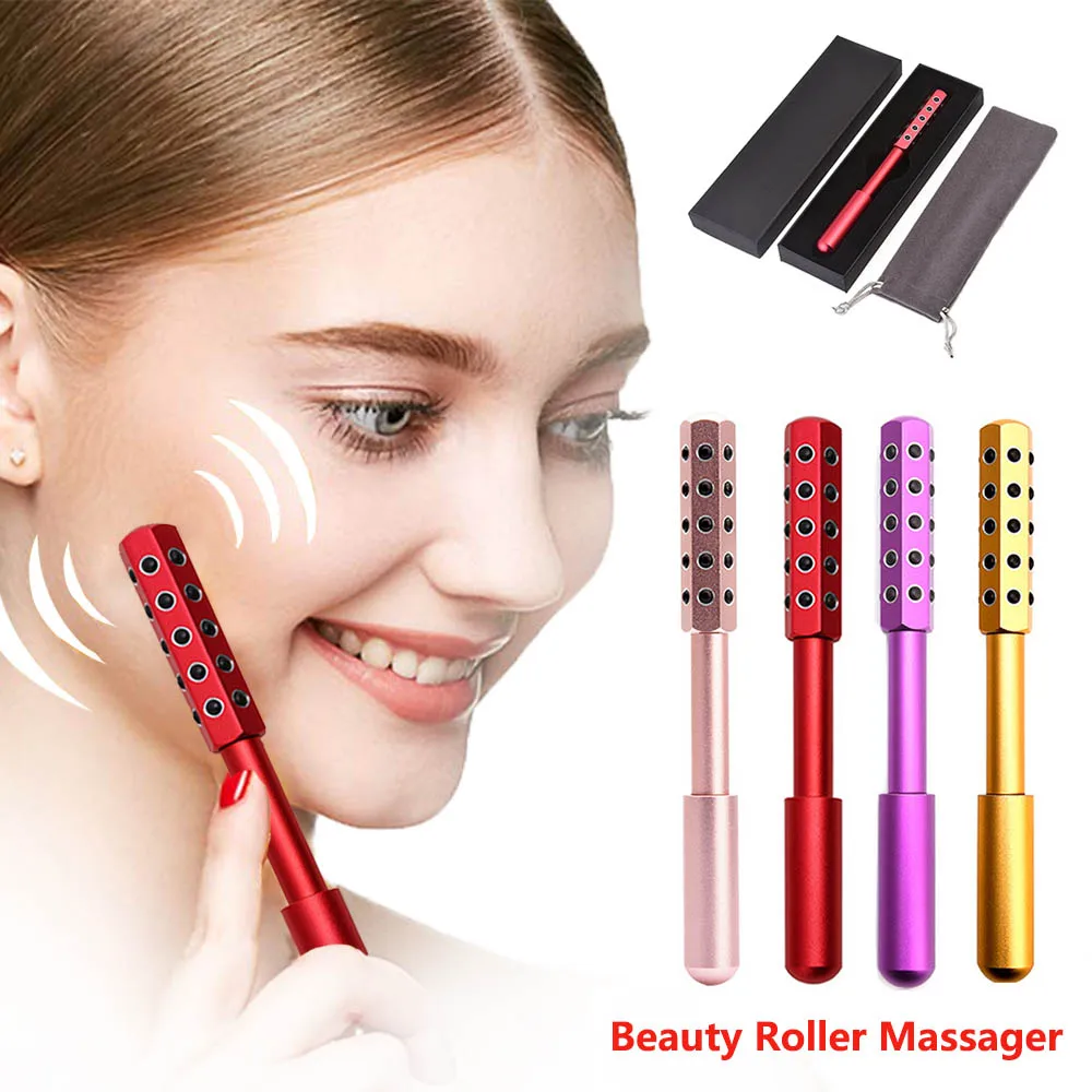 

Germanium Face Roller Massager Wand Face Massager Tool Face Lift Up Skin Shape Slim Facial Anti-wrinkle Care Women Beauty Roller