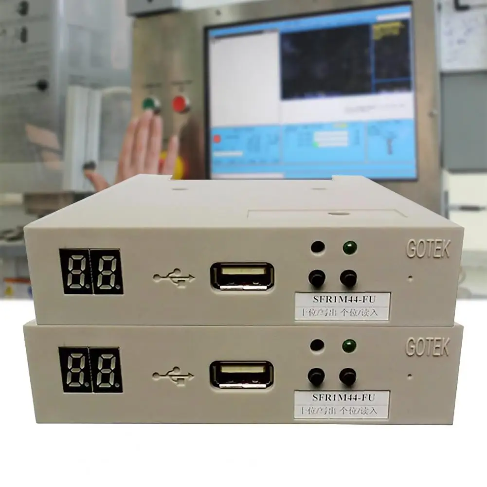 Lightweight 1.44MB USB Floppy Emulator Reliable FDD Emulator Sturdy Data Machine Tool floppy drive emulator