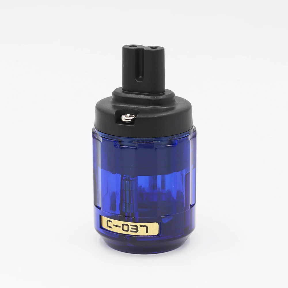 

High quality C037 Rhodium plated figure 8 IEC Female socket plug HIFI IEC Connector