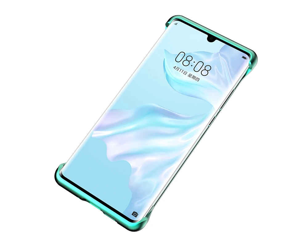 Ультратонкий противоударный чехол для телефона huawei P30/Pro, Роскошный Алюминиевый металлический и устойчивый к царапинам 9 H, чехол из закаленного стекла P30 Pro