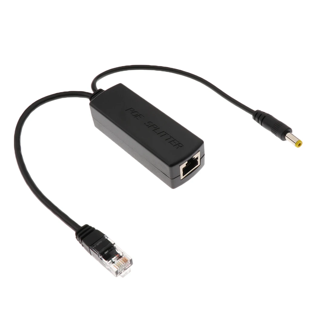 

PoE Splitter Adapter Cable 24V Input 12V 2A Output for Network Power