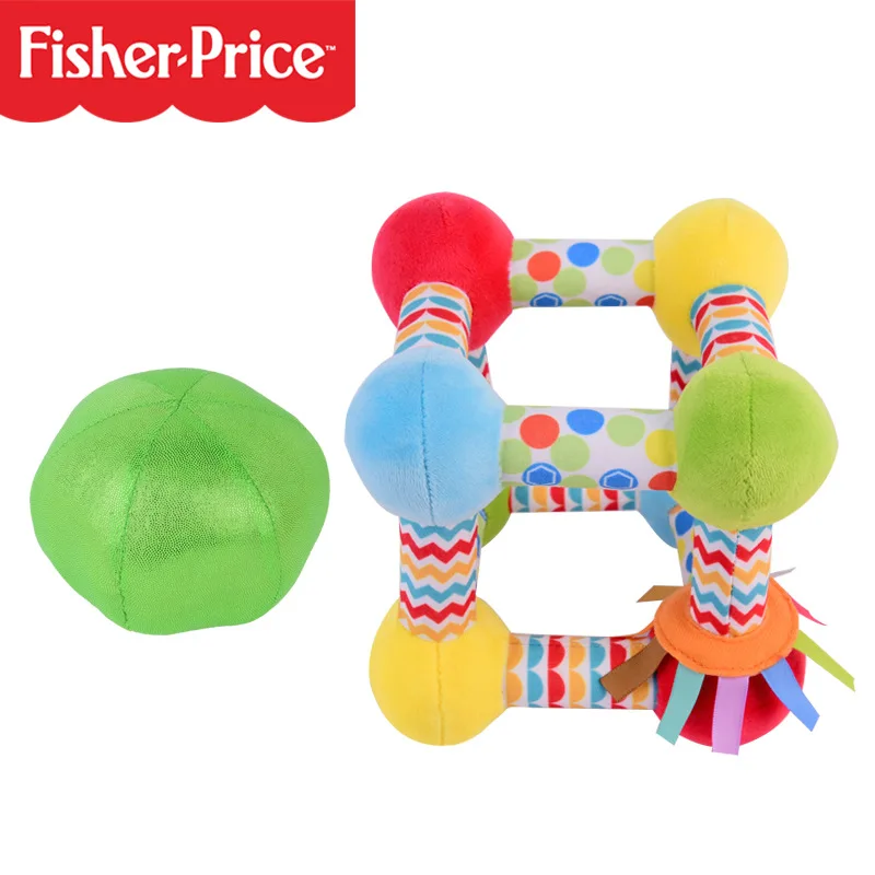 FISHER-PRICE кукла набивные плюшевые игрушки животные Дети Игрушки для девочек детей раннего возраста красочная прыгающая игрушка для детей