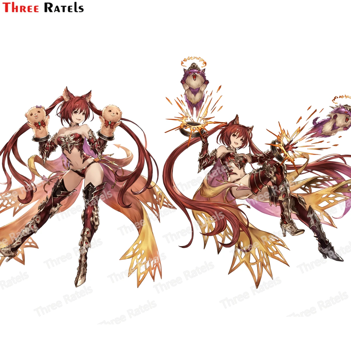 Rulemylife G403 Cerberus Granblue Fantasy E Altri Adesivi Di Marca Anime Accessori Per Auto Individuali