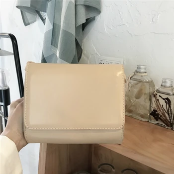 

2020 summer PU Flap vintage Single Casual Solid Hasp Shoulder Bags women messenger bags Korean ladylike bag
