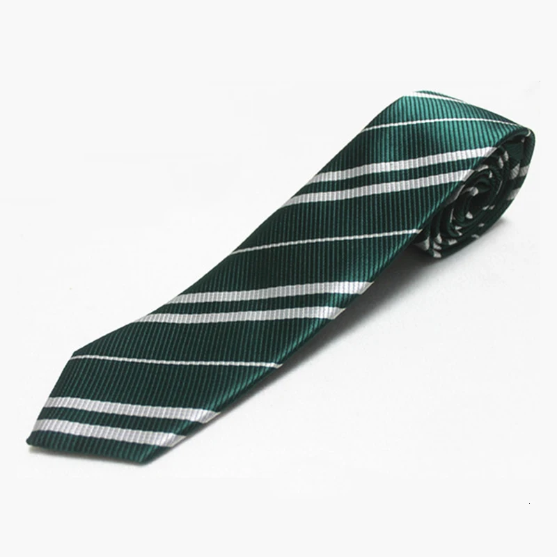Gryffindor/Slytherin/Hufflepuff/Ravenclaw галстук галстуки Полосатый шеи галстуки Новая мода колледж Стиль подарок для школы мальчиков и девочек