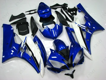 

YZF R6 2006 Motorcycle Fairing for YAMAHA YZFR6 07 Fairings YZFR6 2006 - 2007 Fairings White Blue