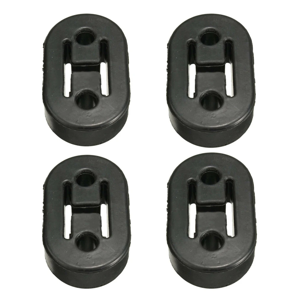 2/4PCS Universal Car Rubber Exhaust Hanger Bushing Support Pipe Mount