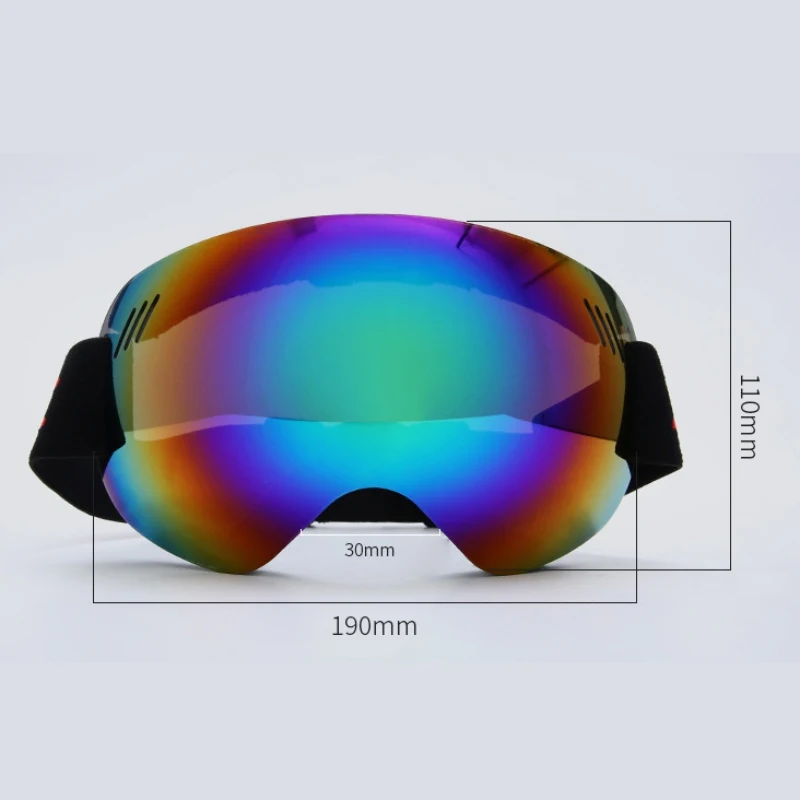 

Men Women Ski Goggles Ski Snowboard Goggles Anti-Fog UV Protection Spherical Lens Frameless Snow Sports Goggles YI01
