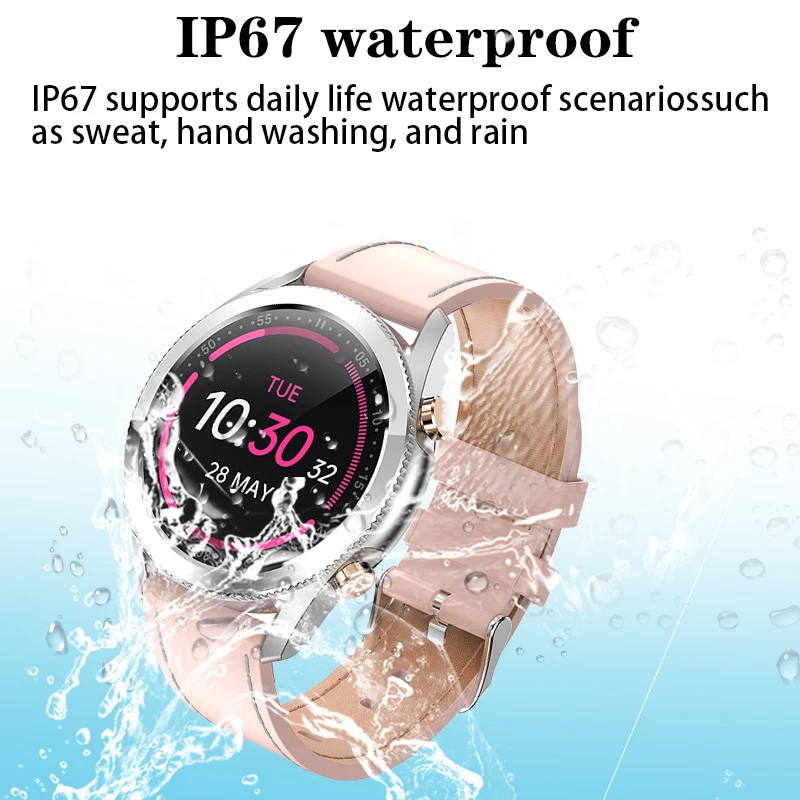 LIGE Smart Watch Women Bluetooth Call Watch Heart