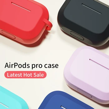 

Airpods pro silicone case For apple wireless Bluetooth 3rd generation liquid silicone anti-fall protective cover