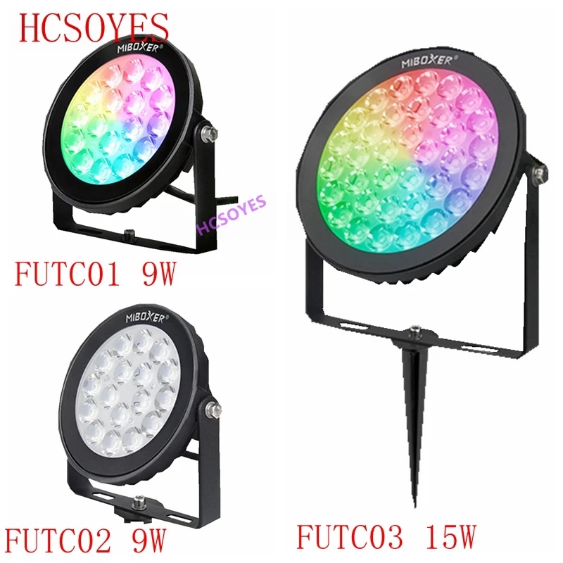 MIBOXER FUTC01/FUTC02/FUTC03 9 Вт 15 RGB + CCT светодиодный светильник для газона IP65
