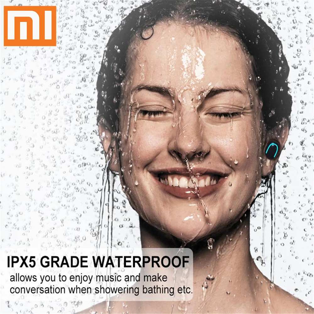 

Xiaomi New 2019 Fingerprint Touch Bluetooth Headset HD Stereo Wireless Headset Noise Reduction Wireless Bluetooth Gaming Headset