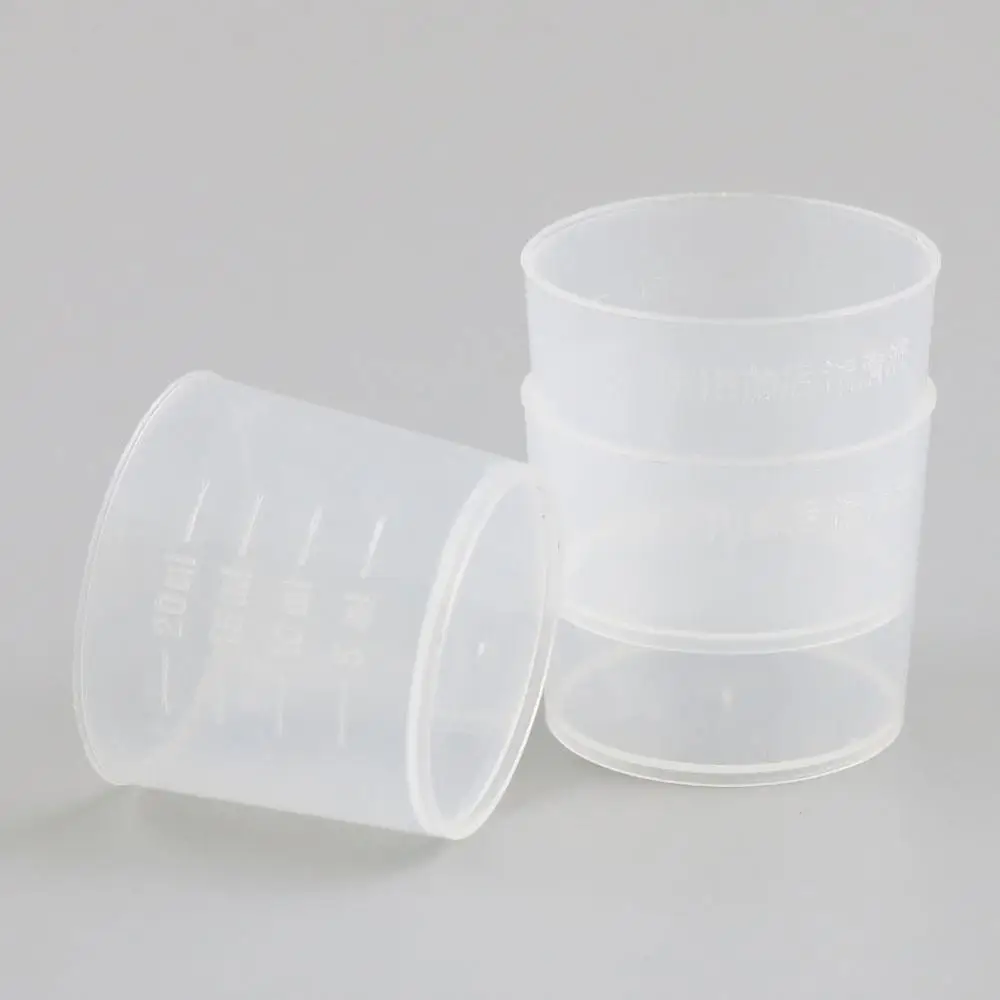 10 шт. лабораторные принадлежности полипропиленовый мерный стакан