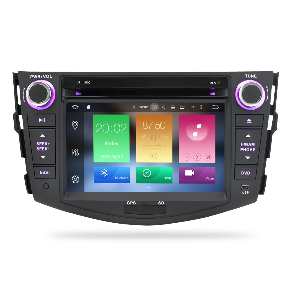 4G ram Android 9,0 автомобильный DVD стерео для Toyota Rav4 RAV 4 gps навигация Mutimedia Видео Аудио головное устройство