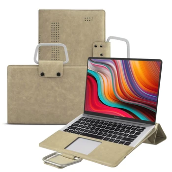 

For Xiaomi RedmiBook 13.3 Inch Laptop Bag Portable Computer Handbag Multi-Function Metal Handle Ring Notebook Protective Case