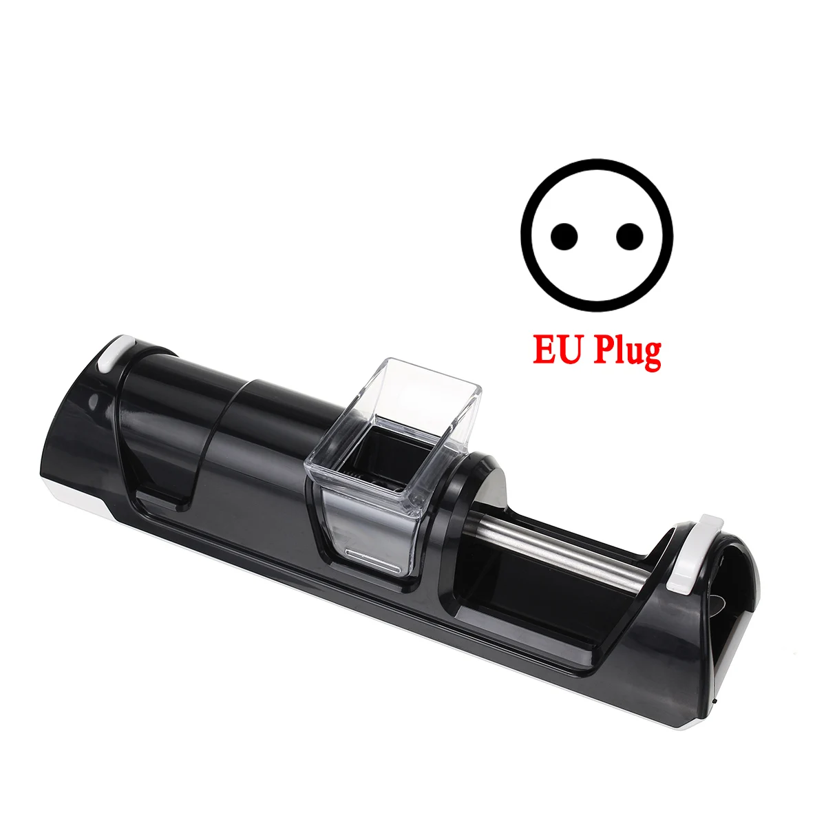 Black EU Plug Нержавеющая сталь прокатки машина для сигарет Электрический автоматический прокатки машина табака инжектор производитель Ролик DIY курительный инструмент - Color: Black EU Plug
