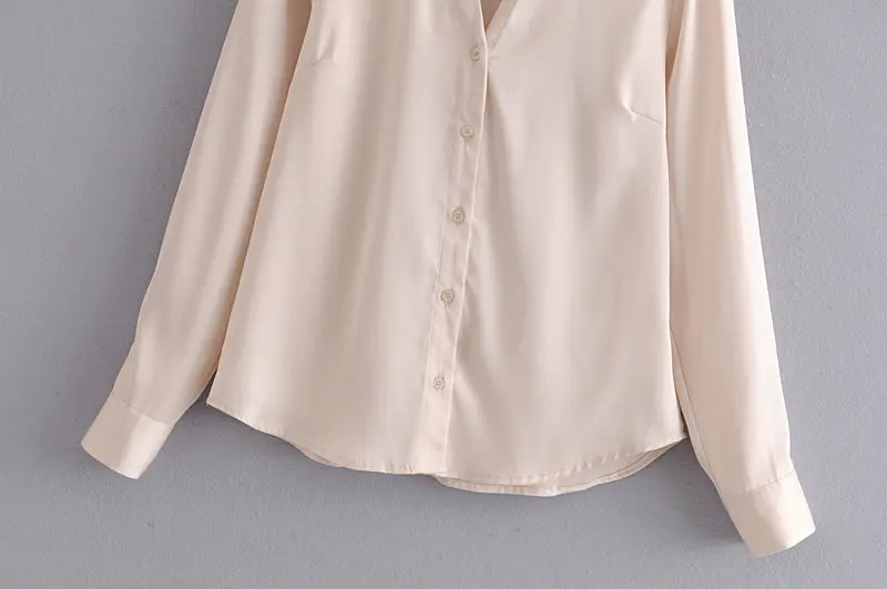 Увядший английский стиль офис леди простой многоцветный сатин blusas mujer de moda кимоно рубашка женские топы футболки размера плюс