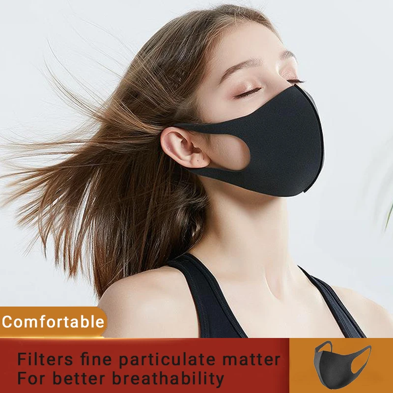 Staubdicht Mund Gesicht Maske Anime Cartoon Kpop Glück Bär Frauen Männer Muffel Gesicht Mund Masken halloween Masken Schwarz Mode Maske