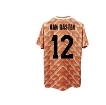 Классическая 1988 Ретро футболка VAN BASTEN 2020 GULLIT Персонализированная классическая |