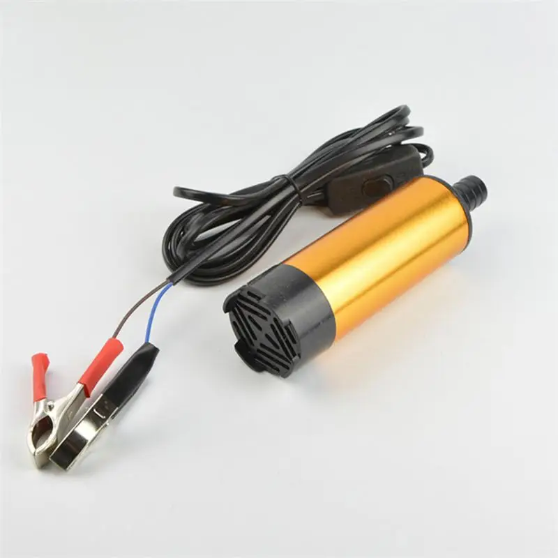 51mm DC 12V/24V Electric Submersible Pump Diesel Oil Water Pumping Extractor Suction Transfer Tool with Sponge FilterHome Agricu |