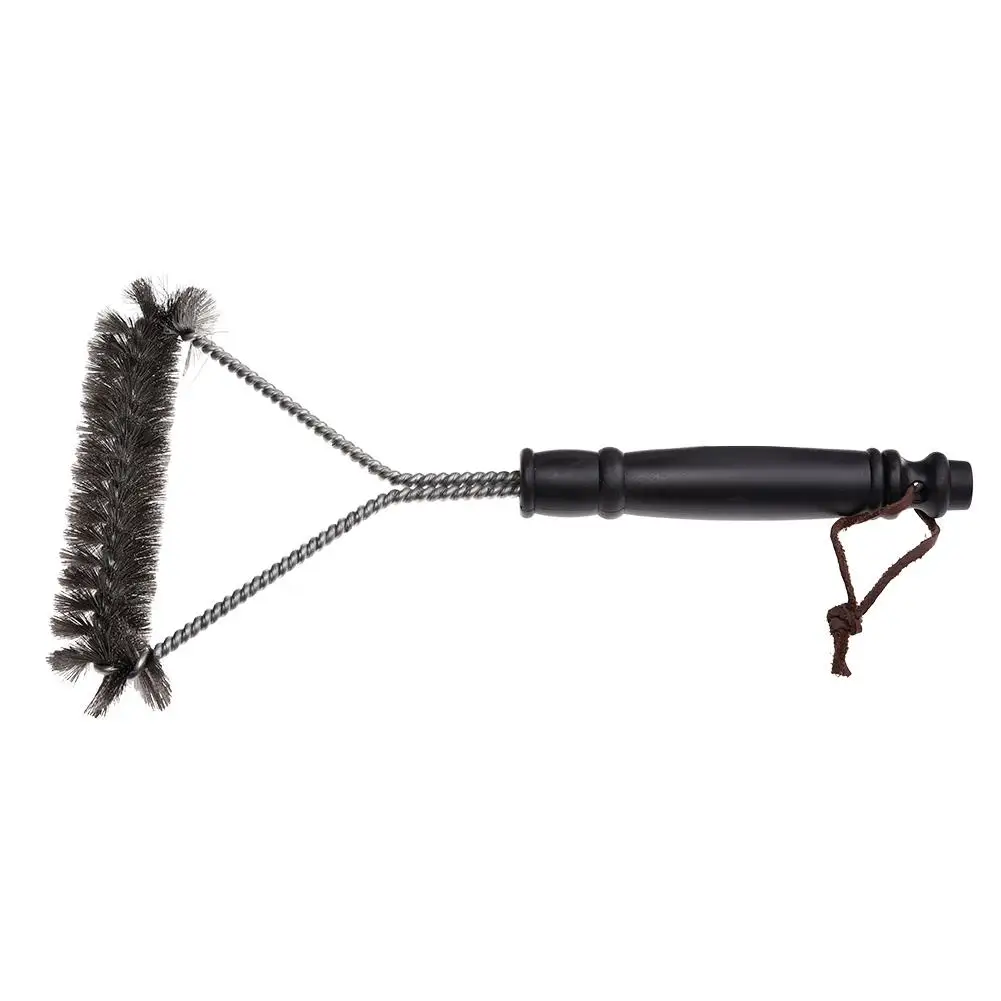 Щетка для барбекю треугольная 12 дюймов с проводом|Уличные инструменты| |