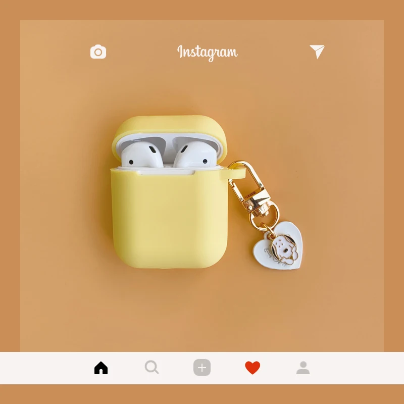 Милая мультяшная собачка силиконовый чехол для Apple Airpods аксессуары Bluetooth наушники чехол коробка сумка яркого цвета декор крышка брелок