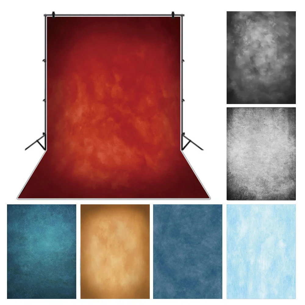 

Laeacco Dark Red Solid Color Backgrounds Vintage Grunge Portrait Photography Backdrops Birthday Newborn Baby Shower Photozone