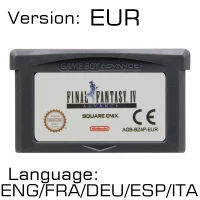 IV Advance EUR 32 бит видеоигры картридж Консоли Карты для nintendo GBA Final Fantas серии ЕС/США издание - Цвет: IV Advance EUR