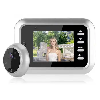 

2.4in Intelligent Door Viewer Screen Display Doorbell Night Vision Security Video Camera New